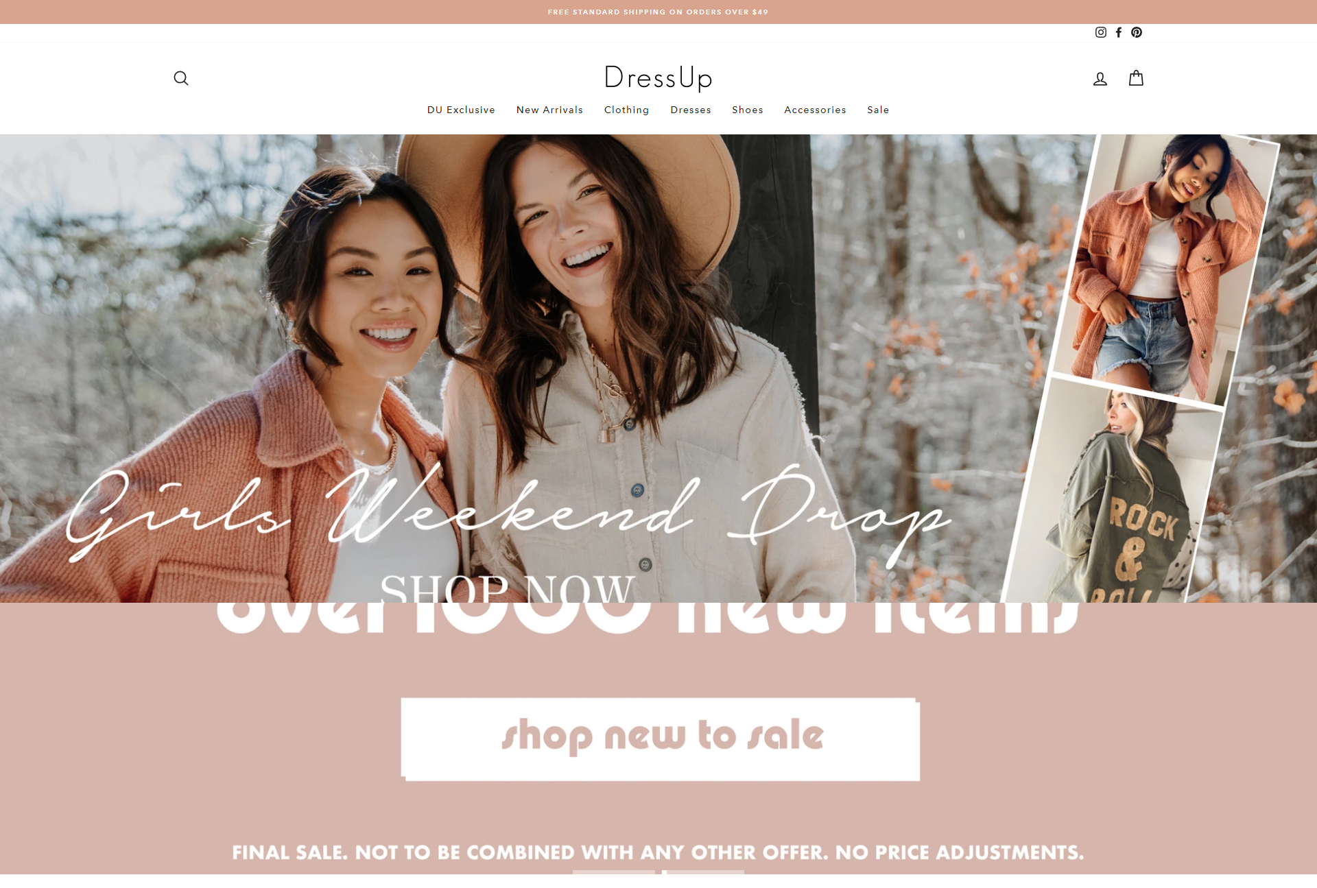 A DressUp E-commerce